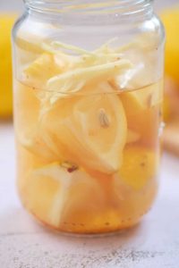 Homemade Sweet & Sour Canned Lemon Pickle