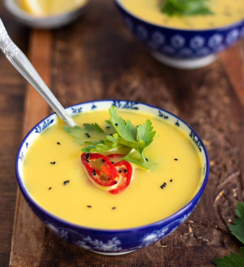 Enjoying Palestinian Lentil Soup