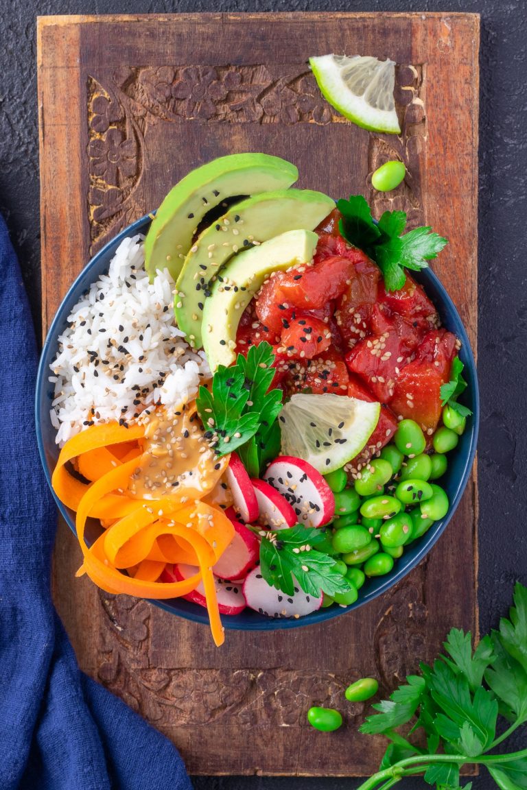 Easy Watermelon Poké Bowl