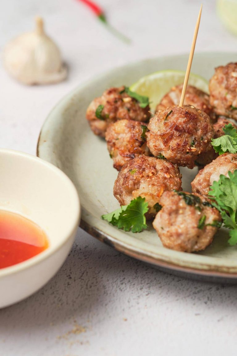Simple Thai Chili Meatballs