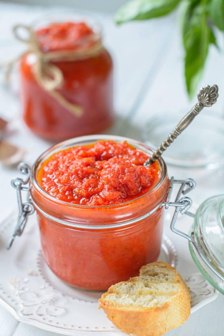 Simple Homemade Bulgarian Lutenitsa Spread