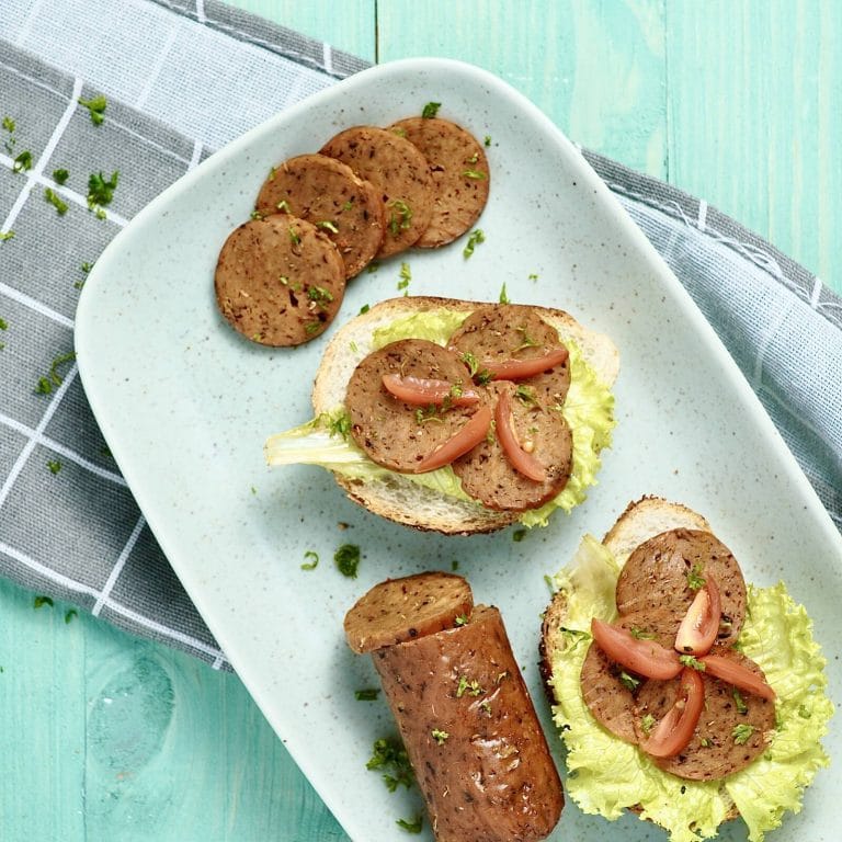 Simple Smoky Vegan Salami