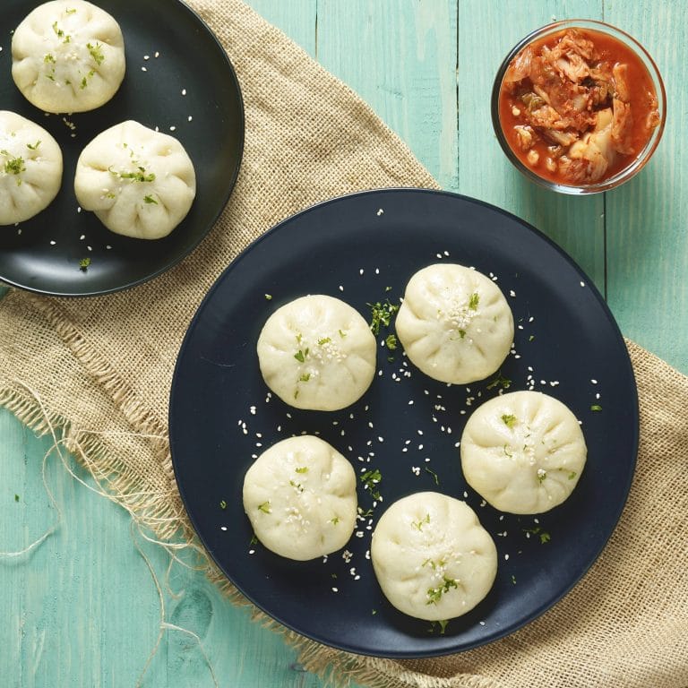 Homemade Kimchi Buns