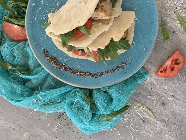 Simple Homemade Chicken Piadina