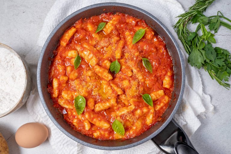 Simple Homemade Gnocchi Pomodoro