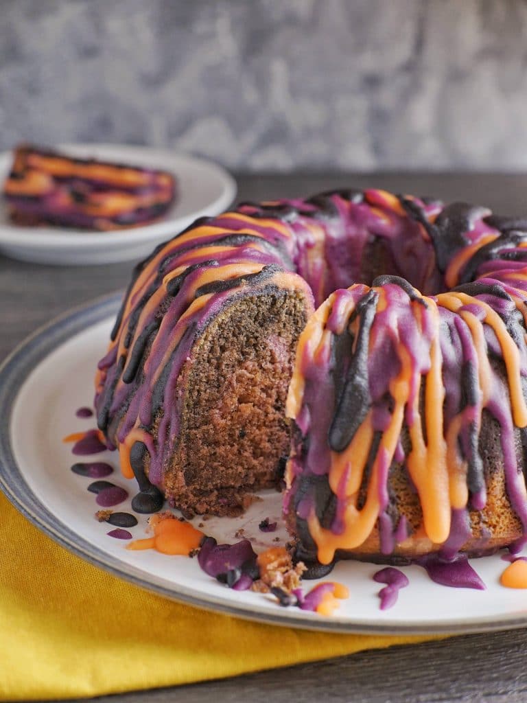 Delectable Halloween Bundt Cake