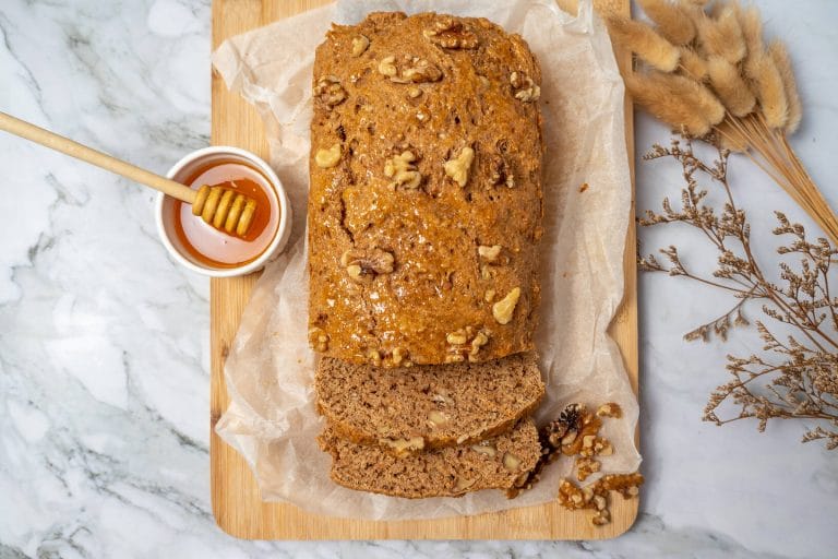 Homemade Honey Walnut Bread