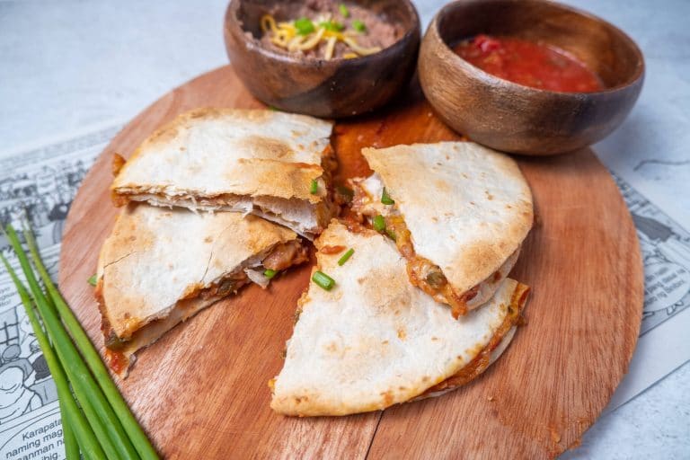Easy Crispy Toaster Oven Quesadilla