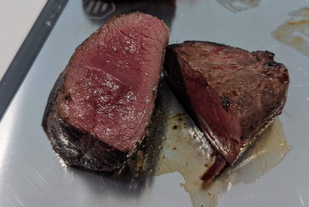 Perfectly Cooked Ostrich Fillets