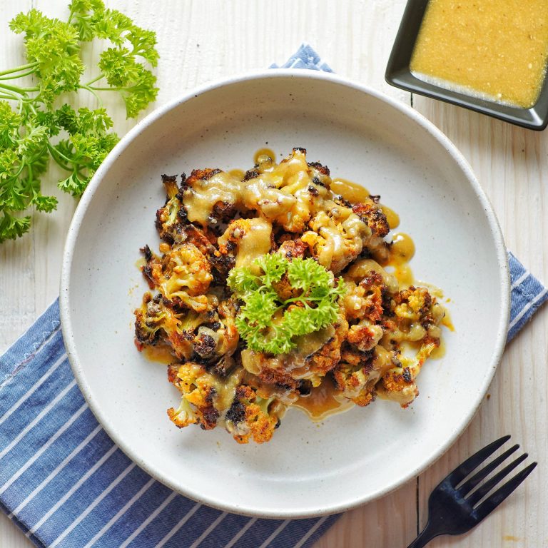 Homemade Honey Harissa Cauliflower Bites