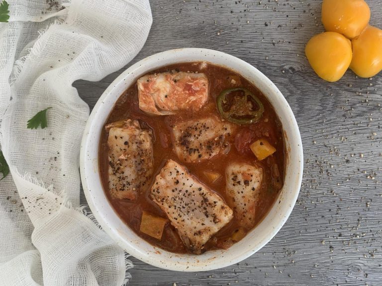 Easy Baked Cod Shakshuka