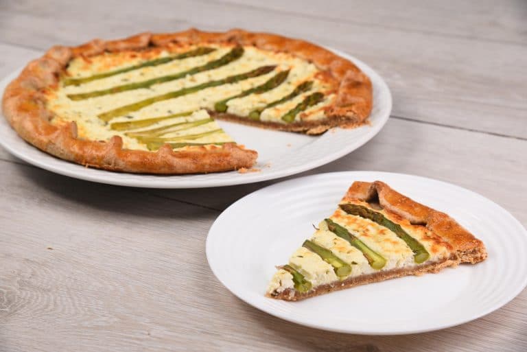Easy Cheesy Asparagus Galette
