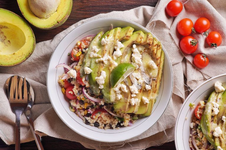 Buttery Grilled Avocado Salad