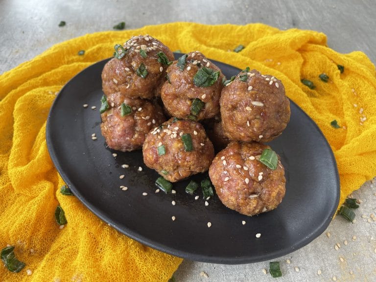 Homemade Hoisin Meatballs