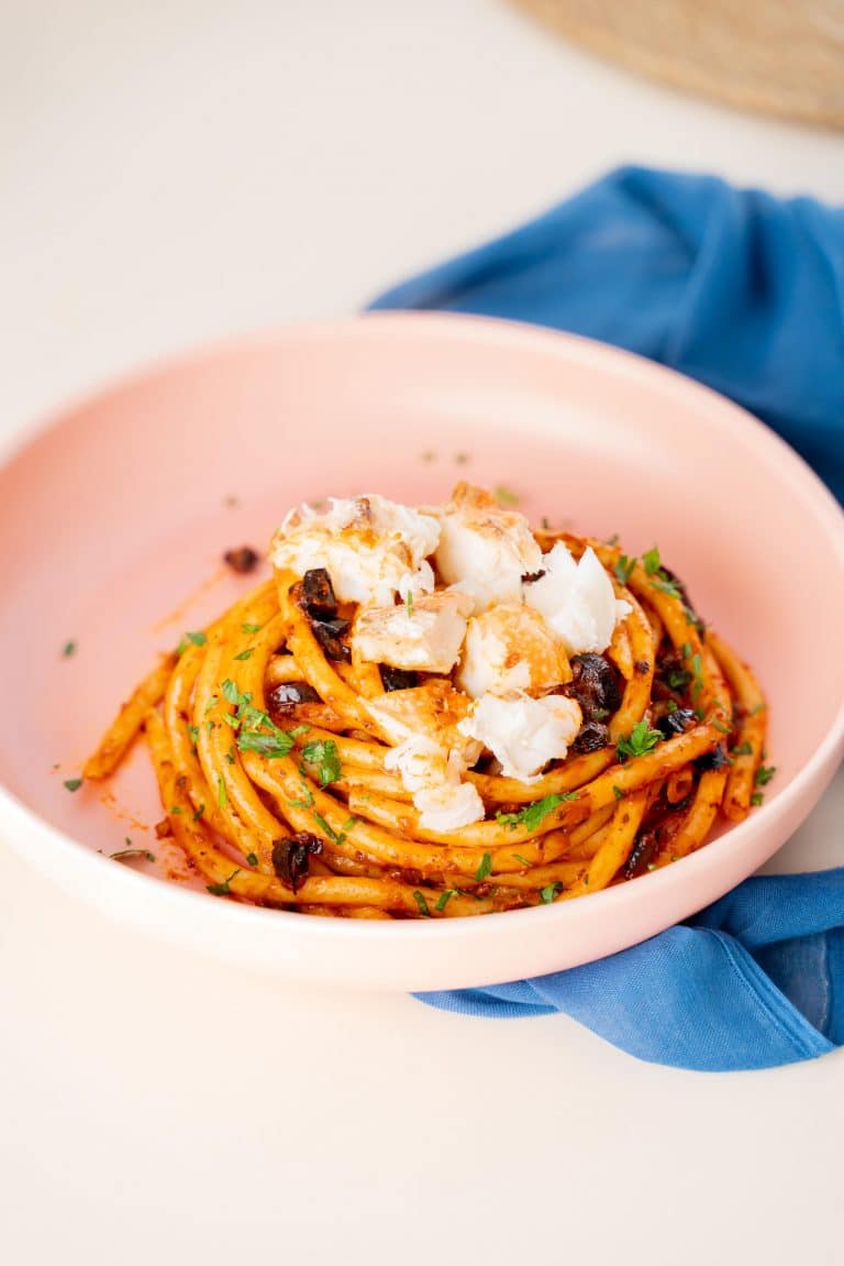 Spicy Creamy Lobster Bucatini