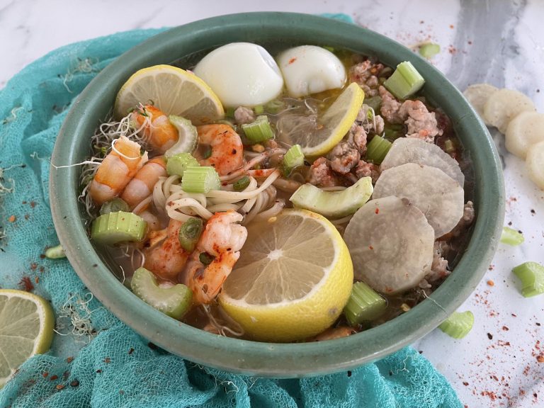 Homemade Phnom Penh Noodle Soup