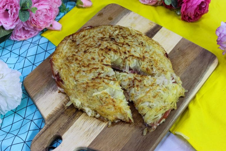 Homemade Prosciutto & Cheese Pomme Paillasson