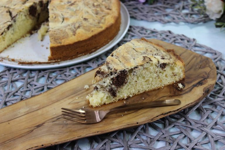 Potato Milk Chocolate Marble Cake