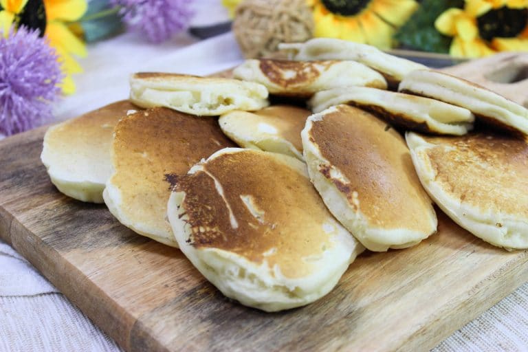 The Fluffiest Potato Milk Pancakes