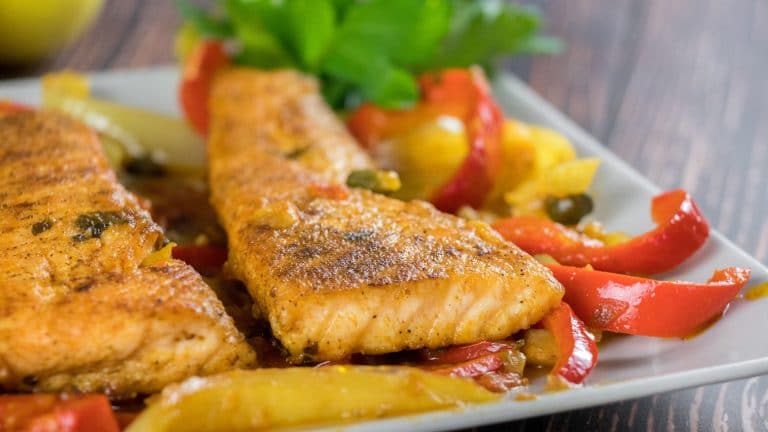 Simple Salmon Peperonata Recipe