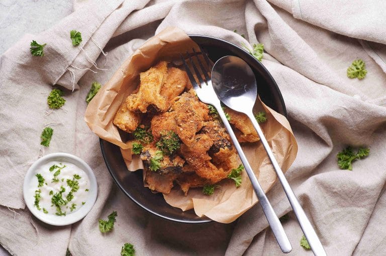 Easy Low FODMAP “KFC” Style Cajun Vegan Fried Chicken Wings