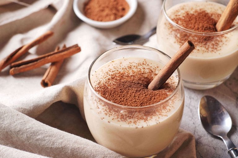 Easy Rice Atole With Cocoa Powder