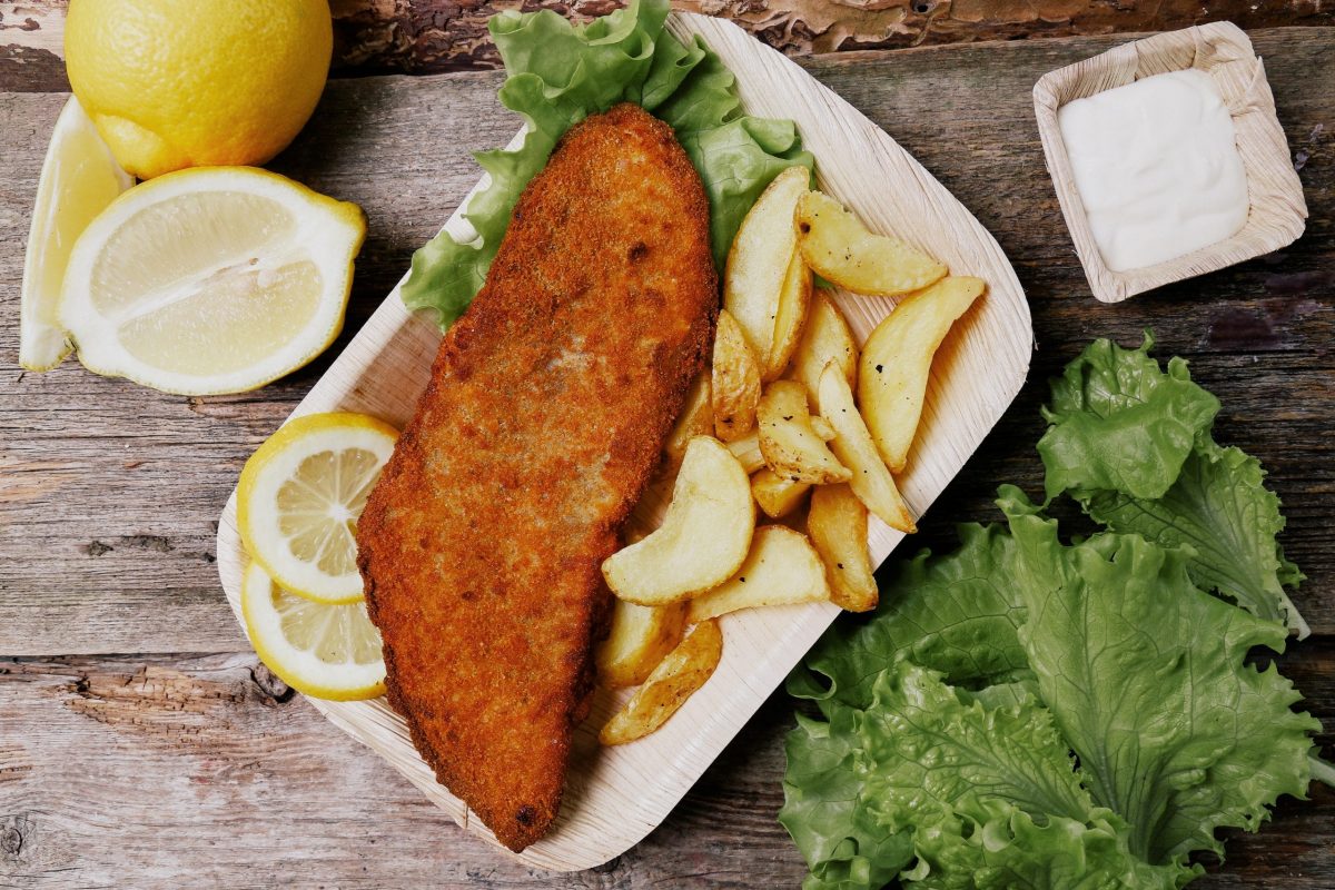 Delicious fish fillet