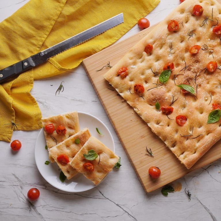 Fantastic Focaccia Genovese with Rosemary