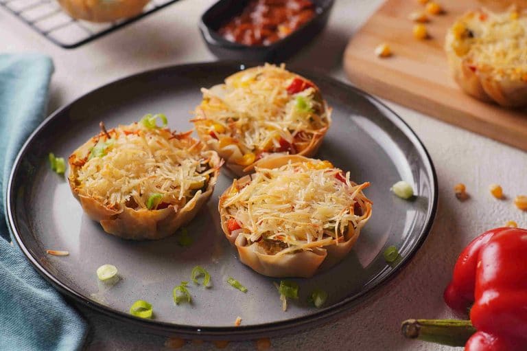 Hot & Spicy Vegan Taco Cupcakes