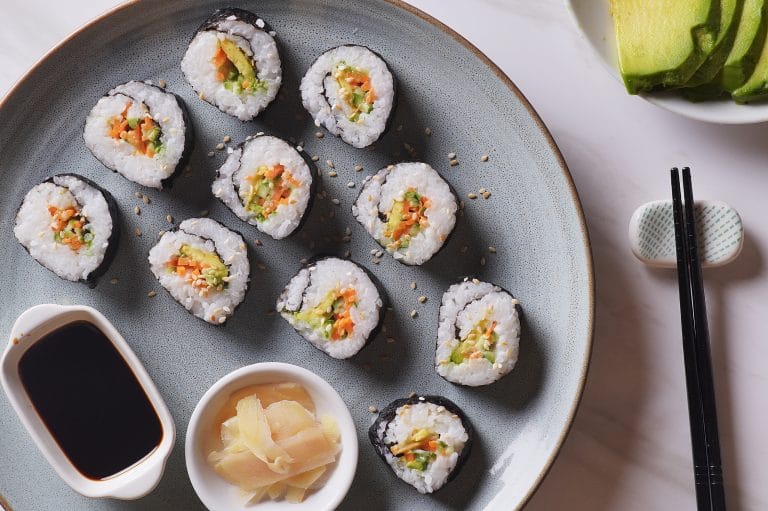 Easy Avocado Sushi Rolls