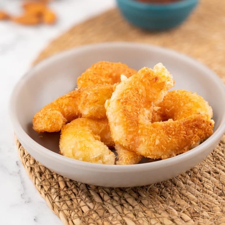 Crispy Low FODMAP Coconut Shrimp