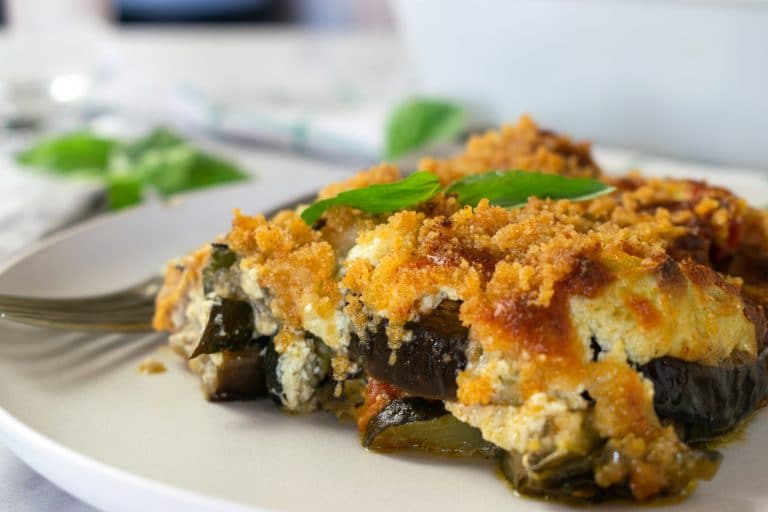 Homemade Eggplant & Zucchini Lasagna