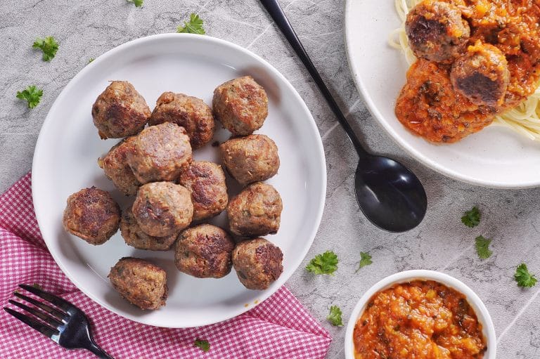 Homemade Low FODMAP Meatballs