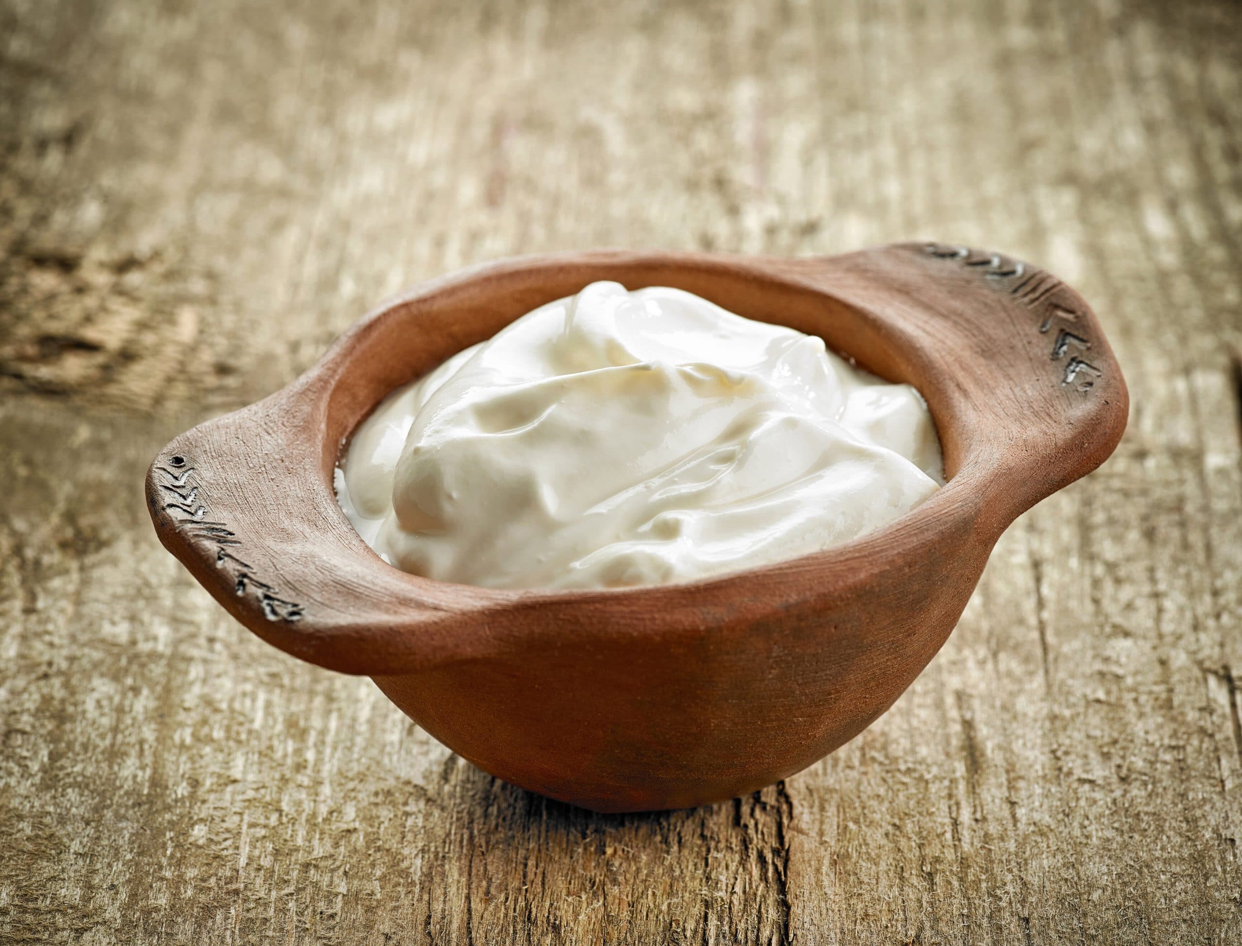 bowl of sour cream
