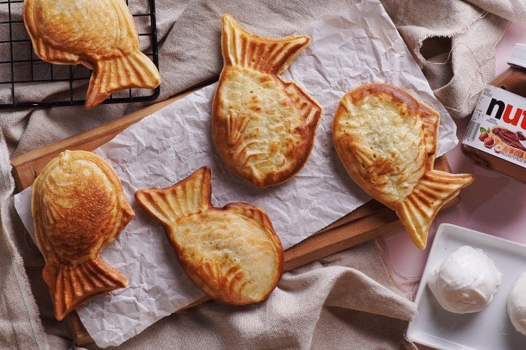 Simple & Soft Nutella Taiyaki