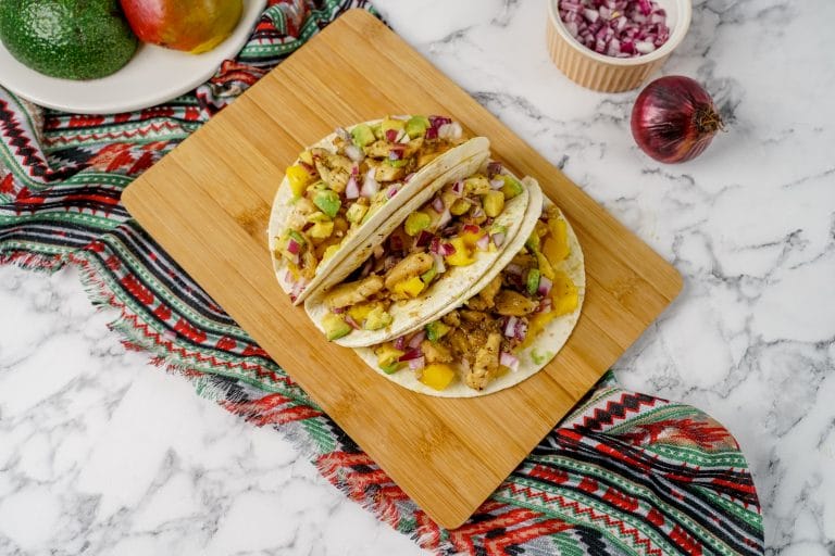 Delicious Cuban Mojo Chicken Tacos