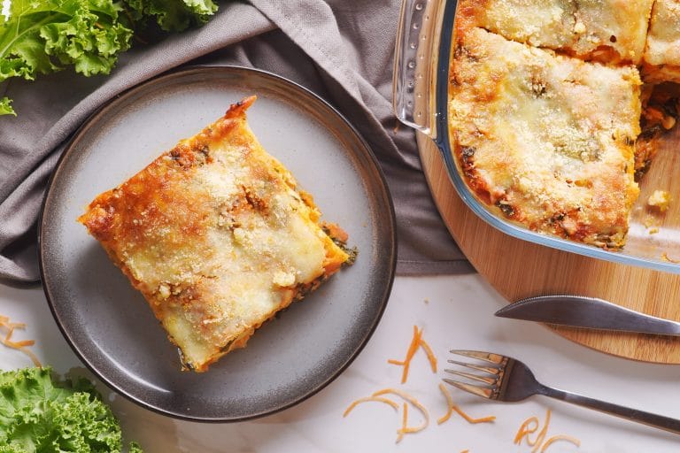 Best Kale Bacon Lasagna