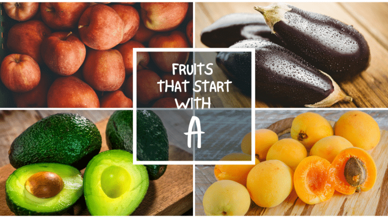 All The Fruits That Start with A