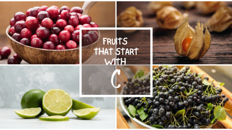All The Fruits That Start With C