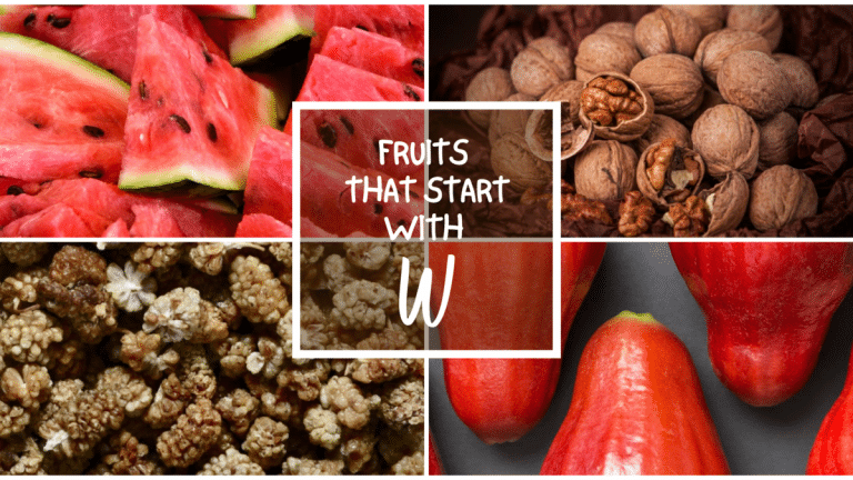 All The Fruits That Start With W