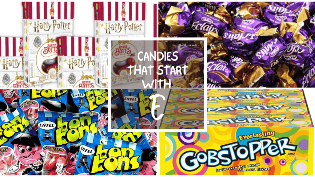 Candy P All The Candies That Start With P