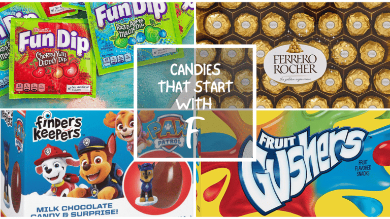 All The Candies That Start With F