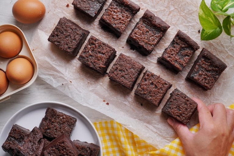 Chocolatey Mochi Brownies