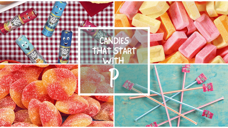 All The Candies That Start With P