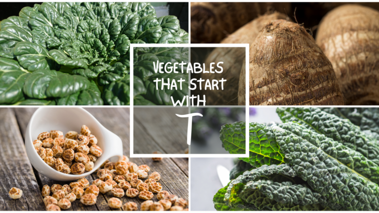 All The Vegetables That Start With T