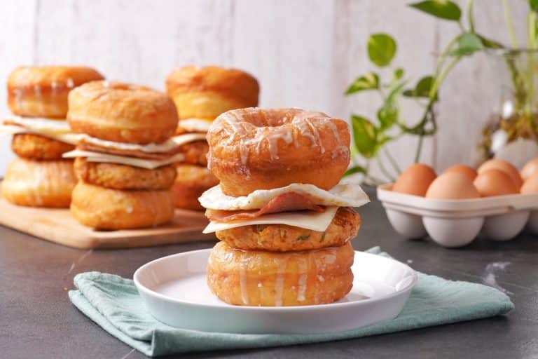 Simple Donut Breakfast Sandwich