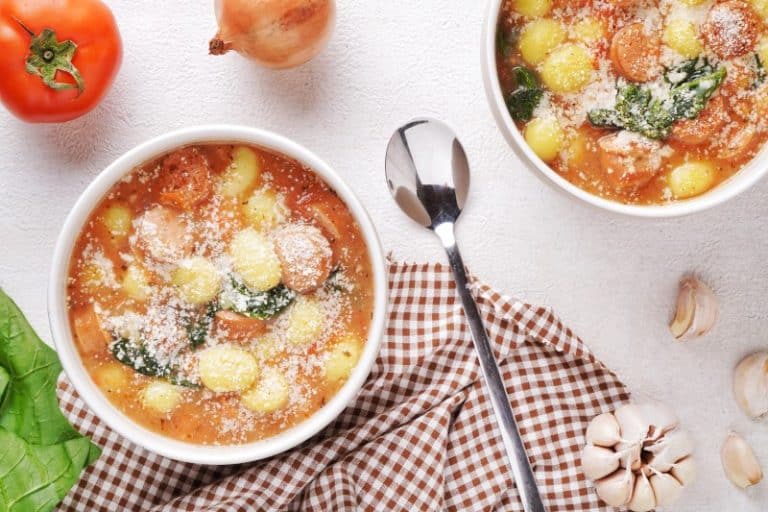 Simple Gnocchi Soup with Sausage
