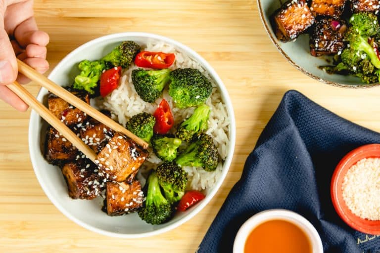 Homemade Miso Glazed Tofu