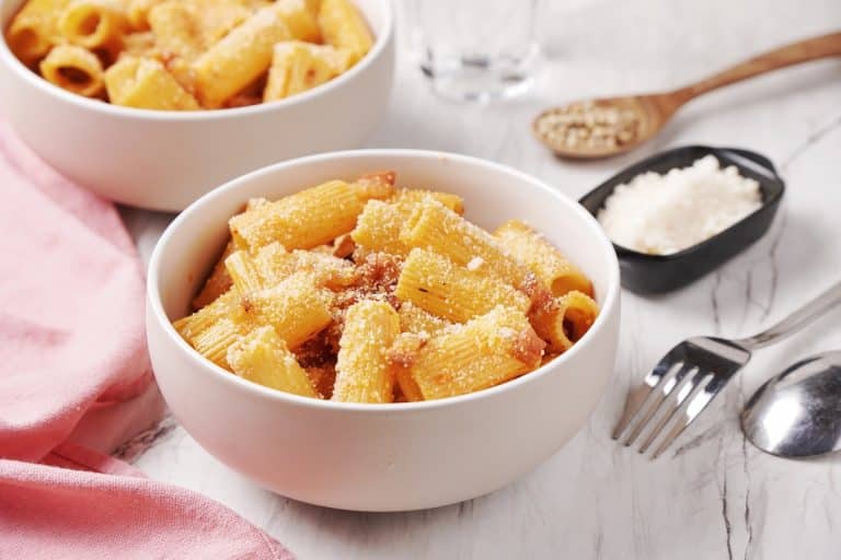 Homemade Rigatoni Amatriciana