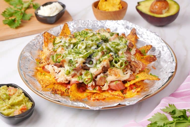 Simple Smoked Loaded Nachos